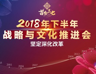 2018年下半年戰(zhàn)略與文化推進會——堅定深化改革