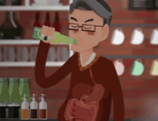 喝酒傷身，小心“干杯”變“肝悲”！